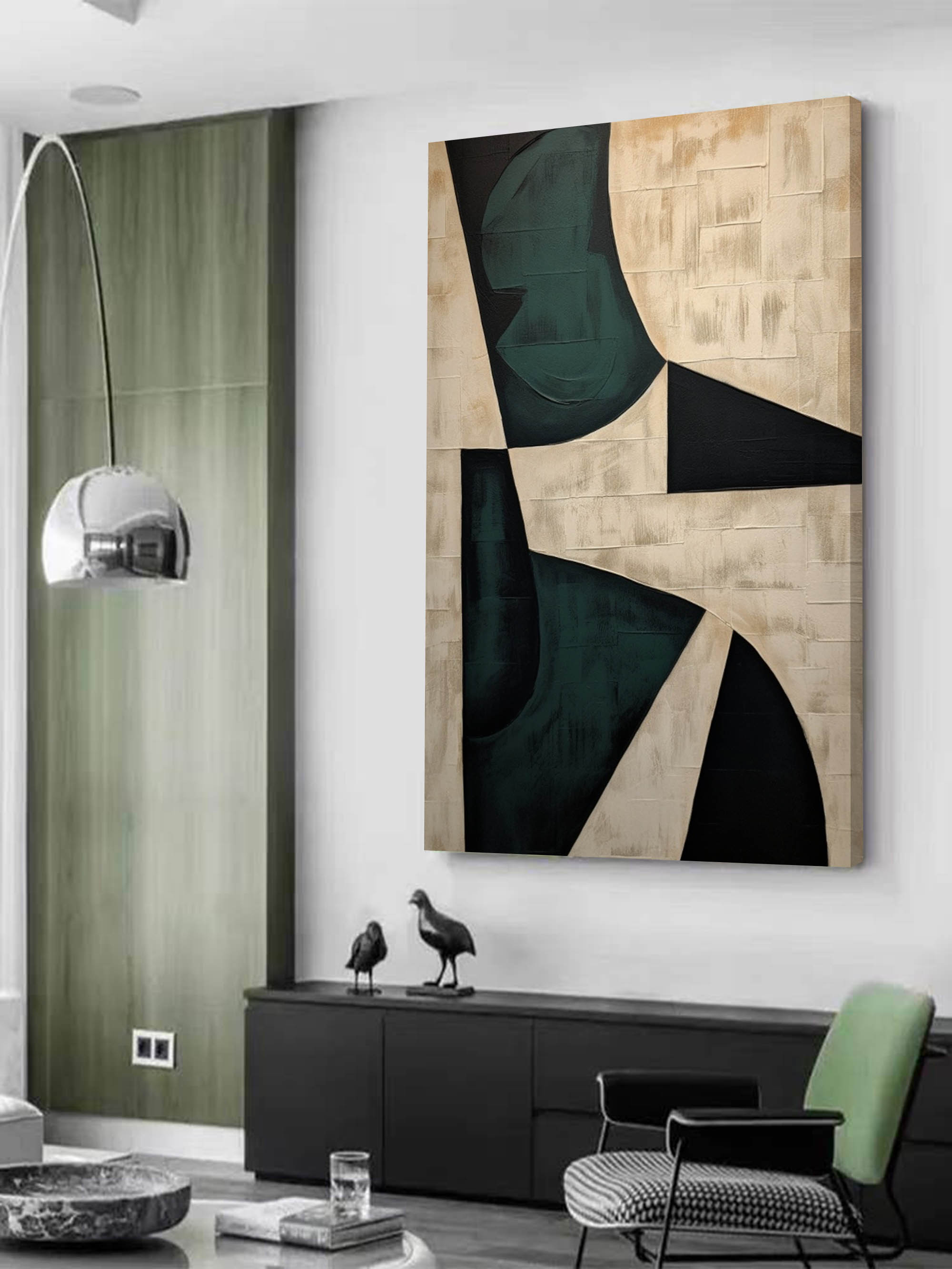 Wall Art Wabi-Sabi Geometric Minimalist Serene