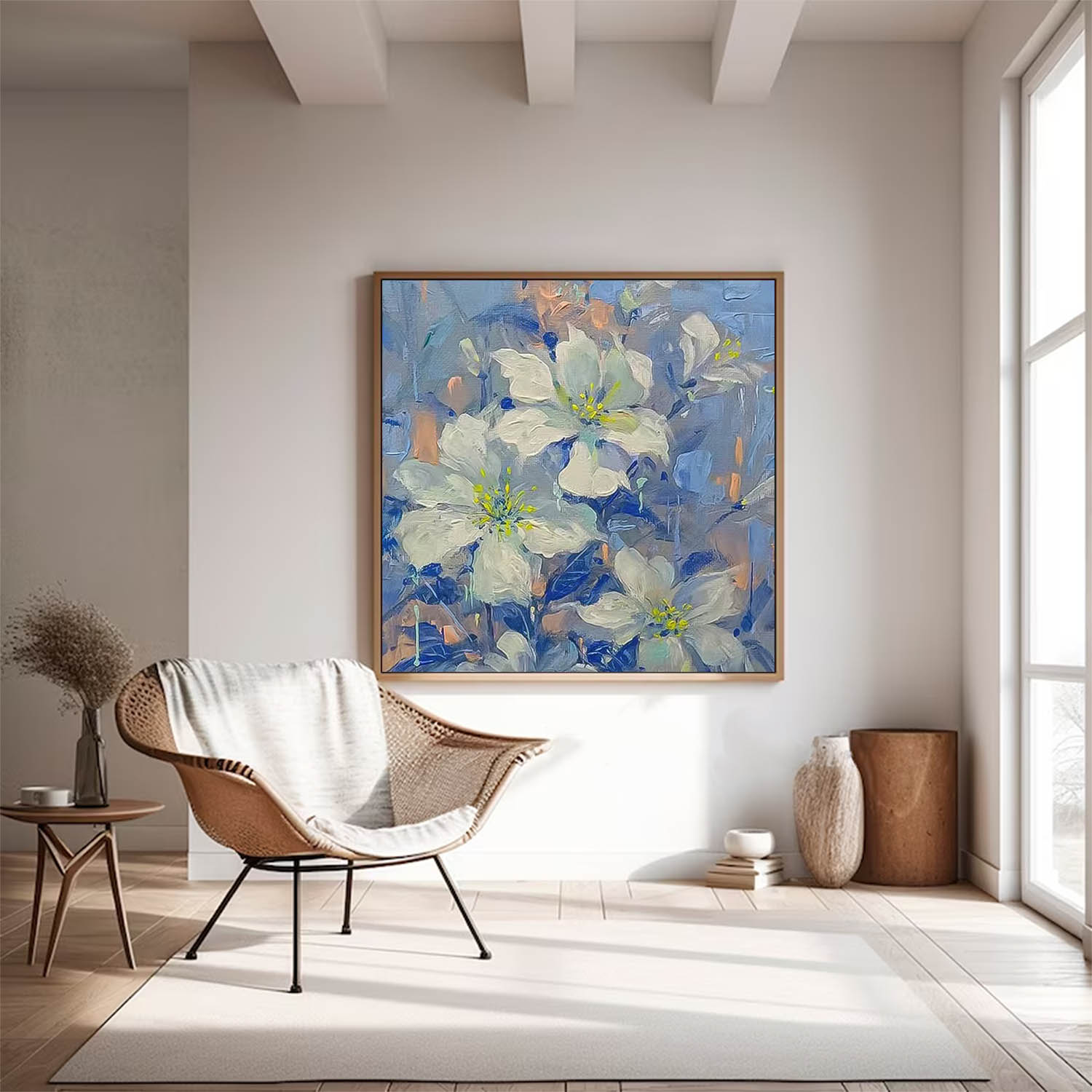 Wall Art Impressionist Flower Serene Calm Nature