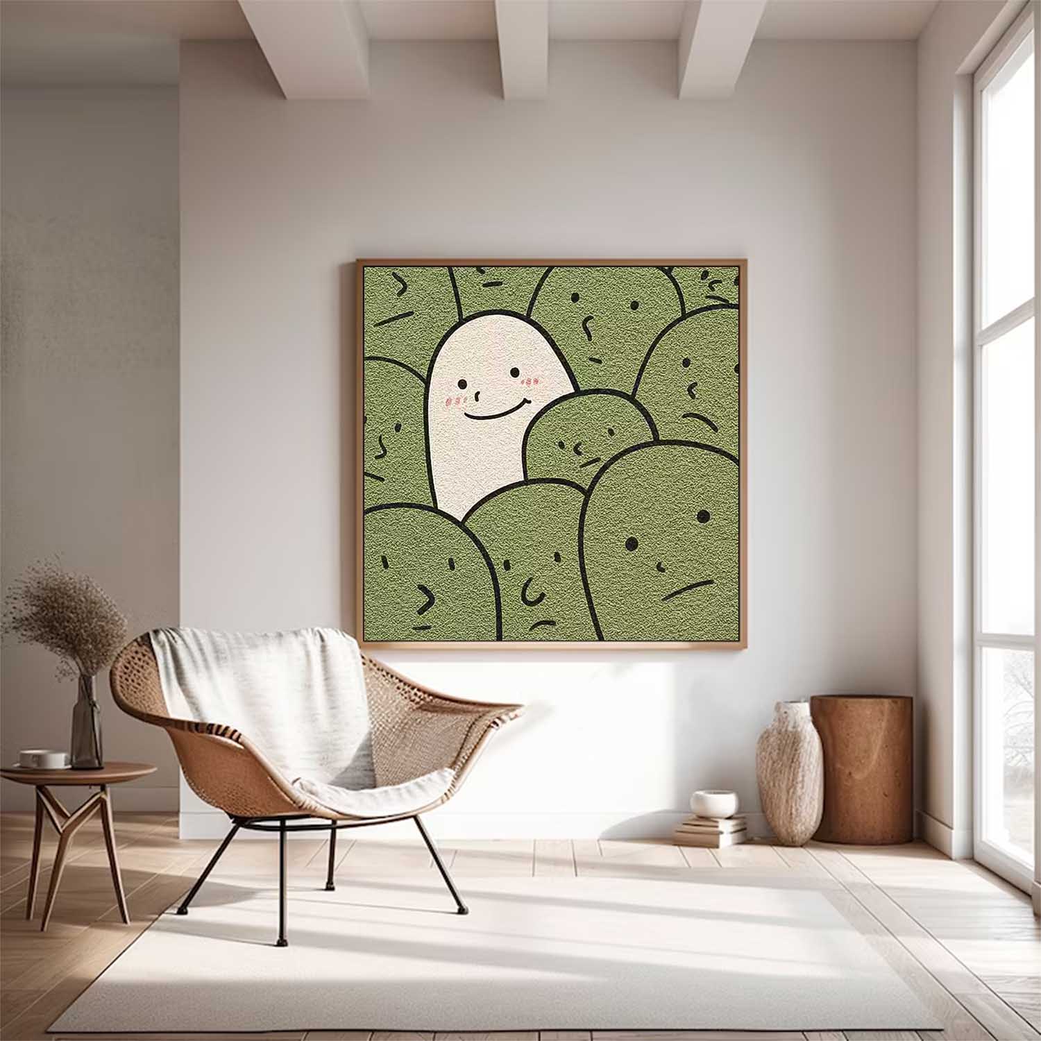Wall Art Minimalist Playful Edgy Modern
