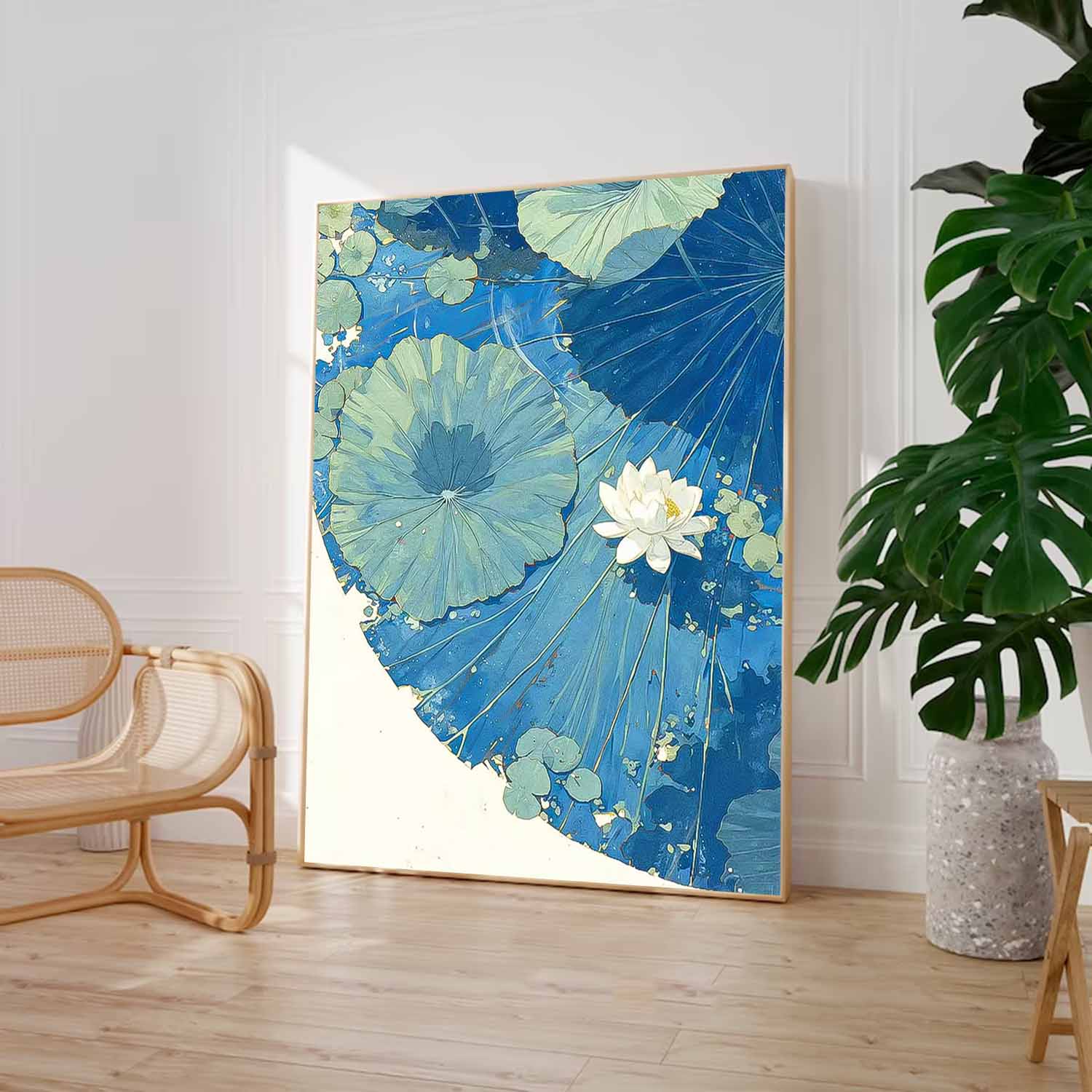Wall Art Modern Flower Retro Contemporary