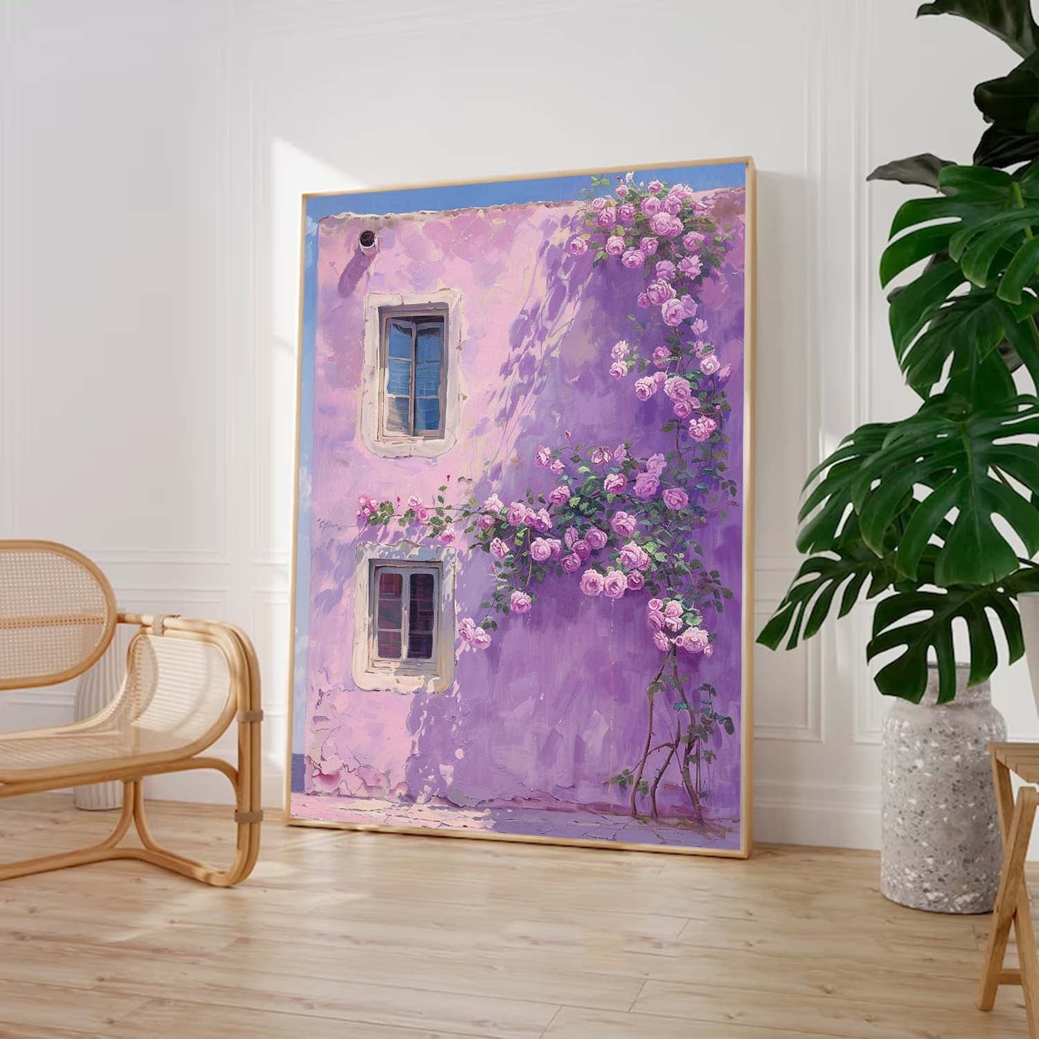 Wall Art Flower Warm Rustic Romantic Artistic
