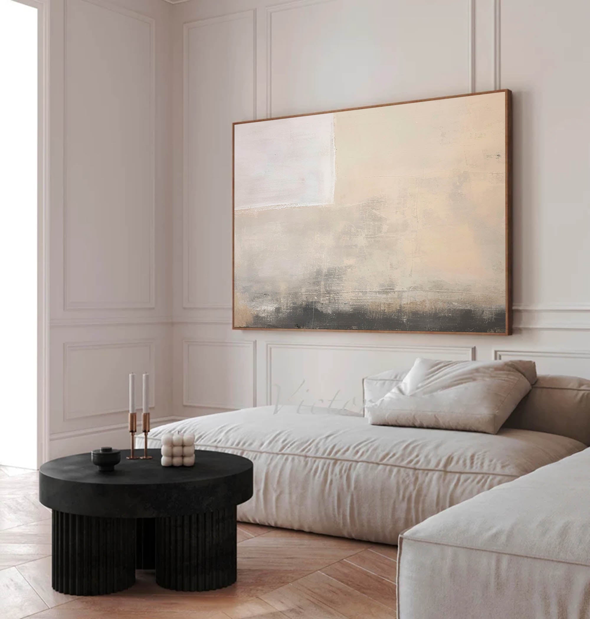 Abstract Canvas Art AB397 - Neutralighting