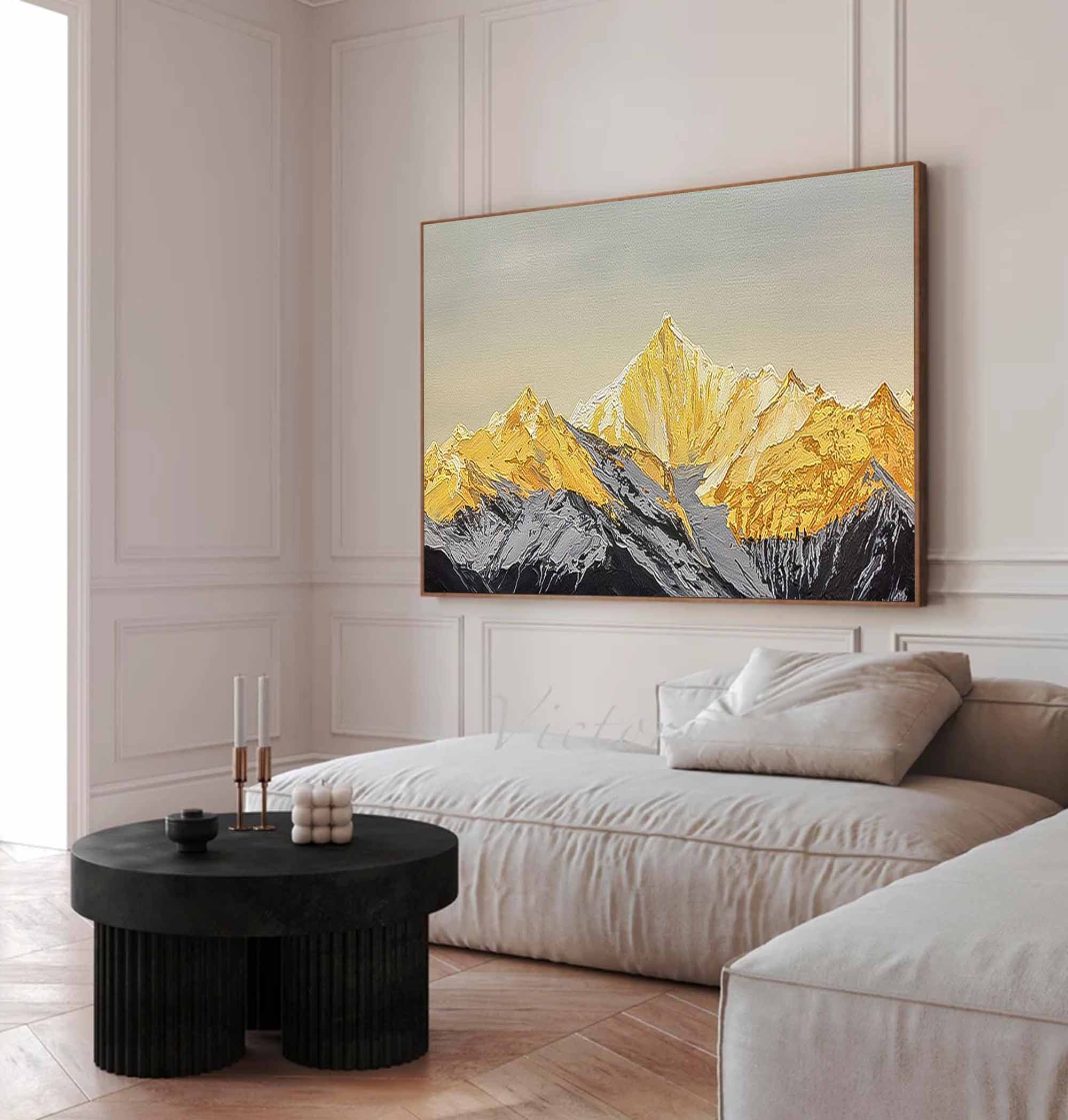 Wall Art Landscape Impasto Contemporary Majestic