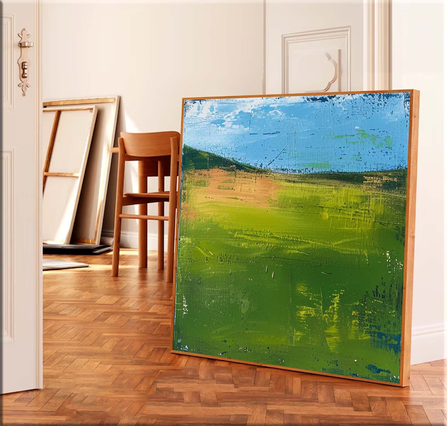 Wall Art Abstract Minimalist Color Block Landscape