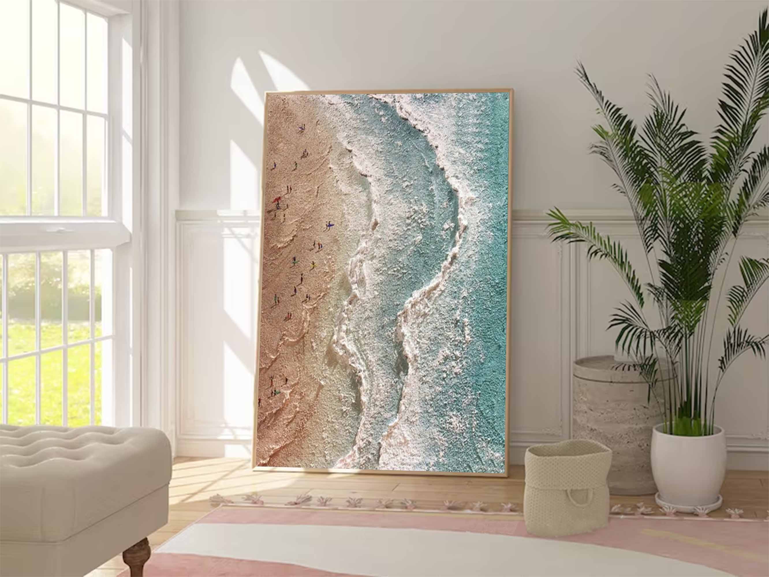 Wall Art Beach & Ocean Expressionist Wave