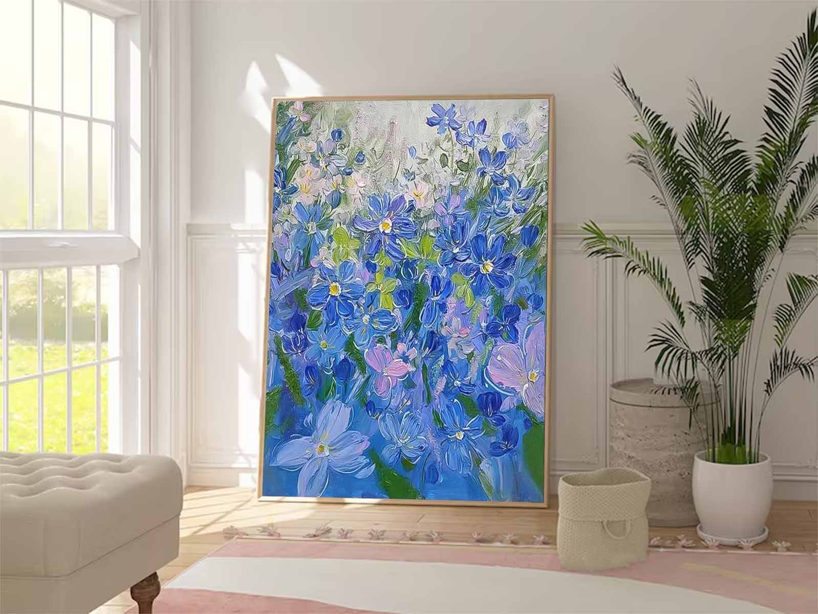 Wall Art Contemporary Flower Understated Elegant