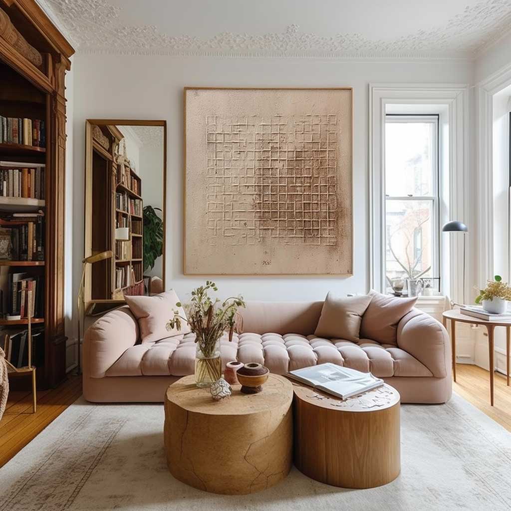 Wall Art Minimalist Wabi-Sabi Neutral Serene