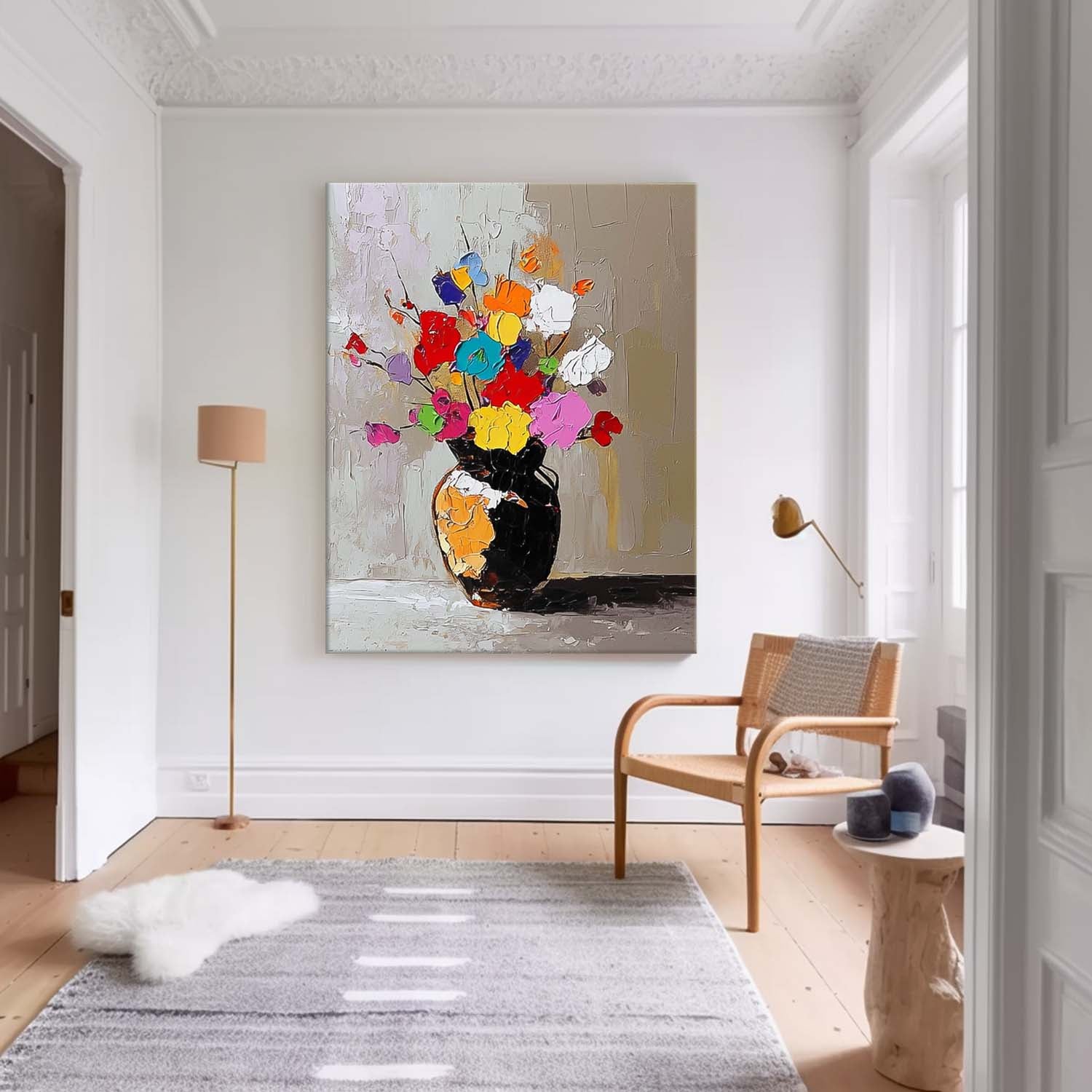 Wall Art Flower Lyrical Elegant Soft Romantic