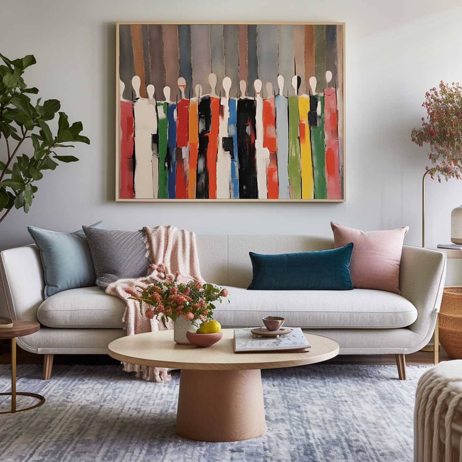 Wall Art Elegant Figurative Meditative Decor