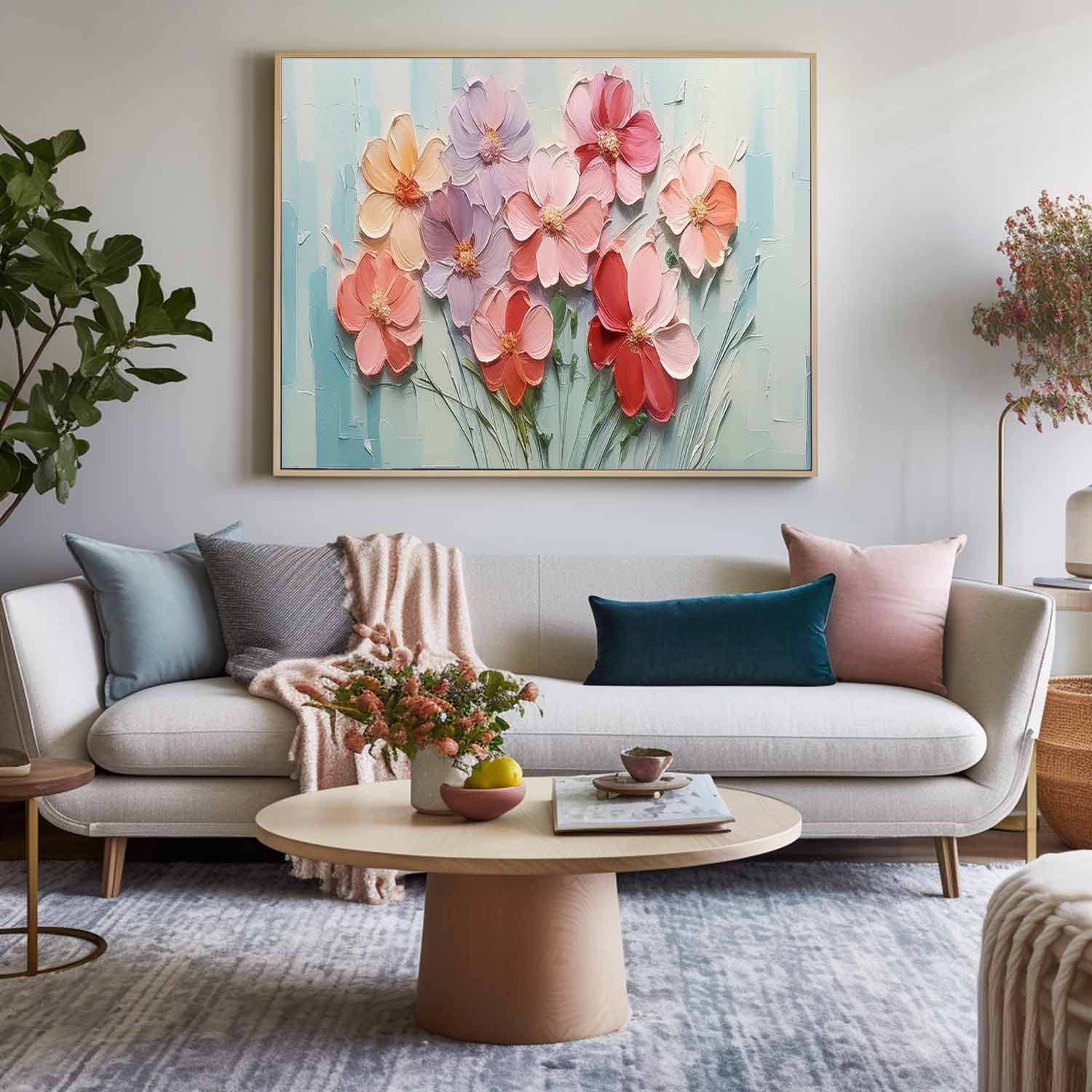 Wall Art Flower Impressionist Serene Calm Botanical