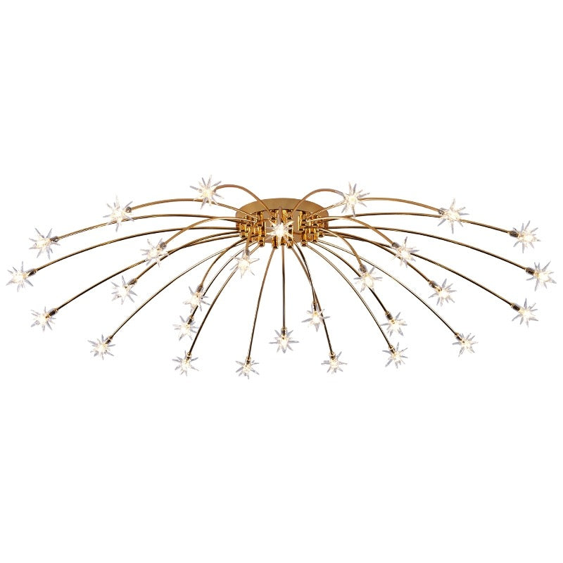 Arisha Art Deco Starry Flush Mount Ceiling Light - Neutralighting