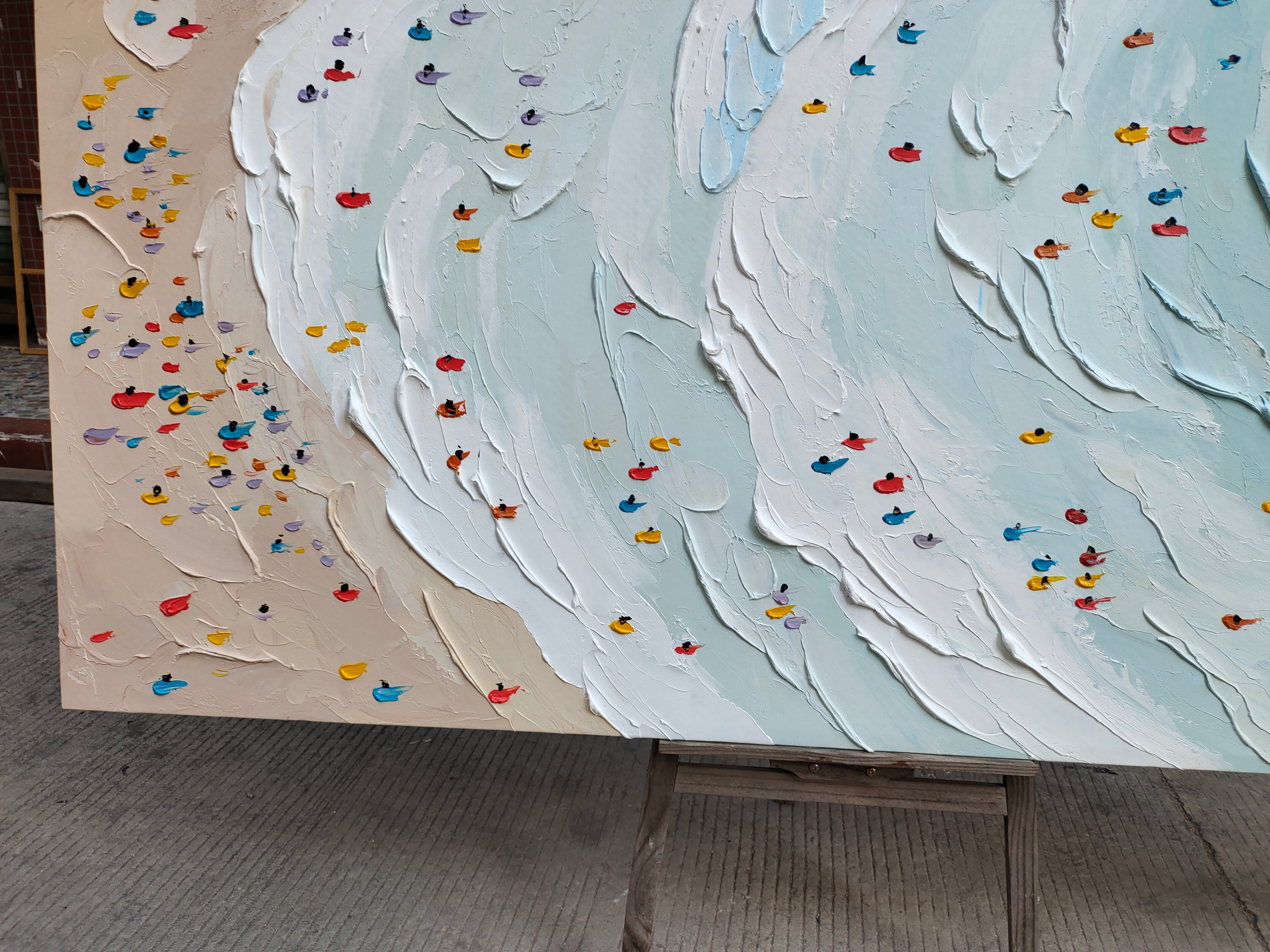 Plaster Art Texture Painting #SG186 - Neutralighting