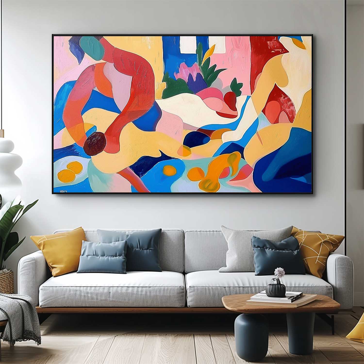 Wall Art Modern Abstract Vibrant Artistic