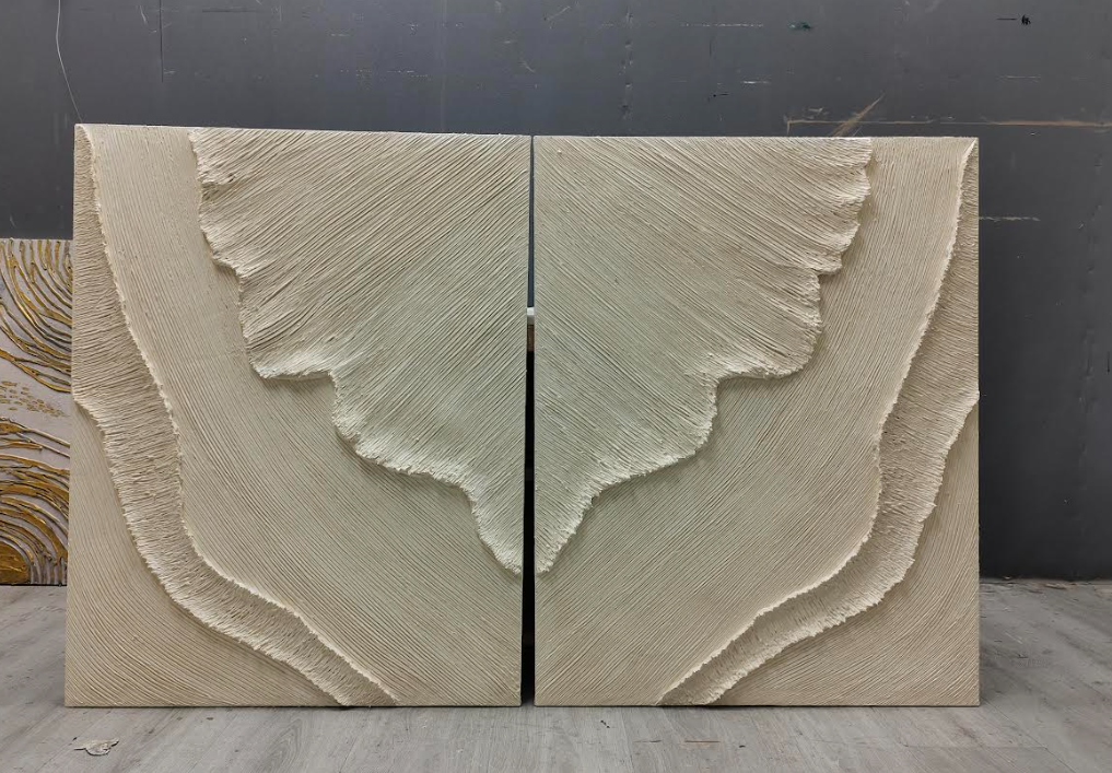 Plaster Art Texture Painting SG004 - Neutralighting