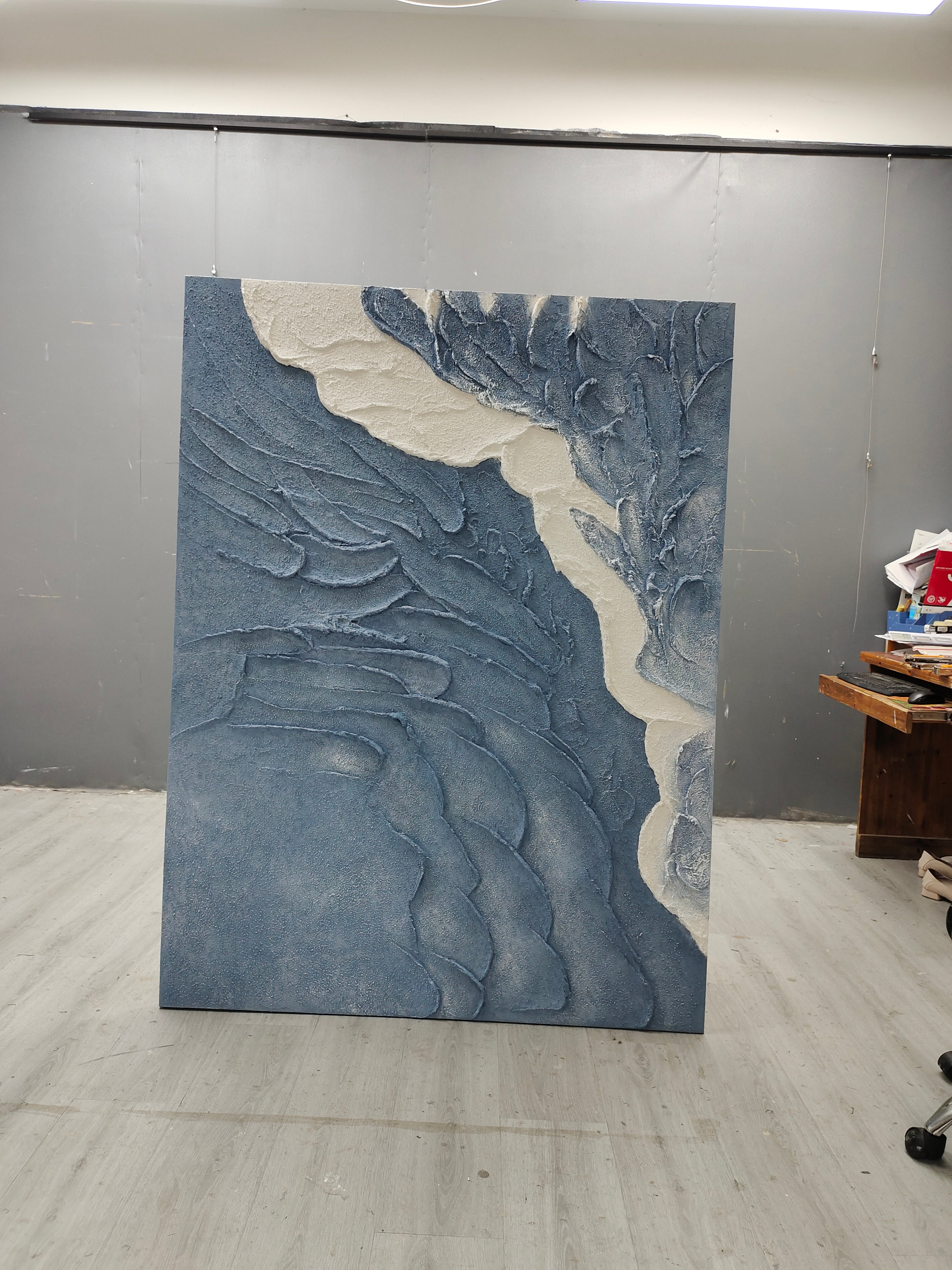 Plaster Art Texture Painting SG008 - Neutralighting