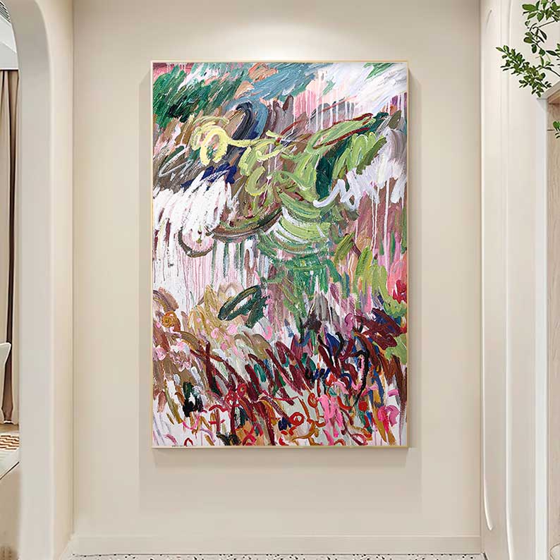 Wall Art Abstract Dense Energetic Dynamic