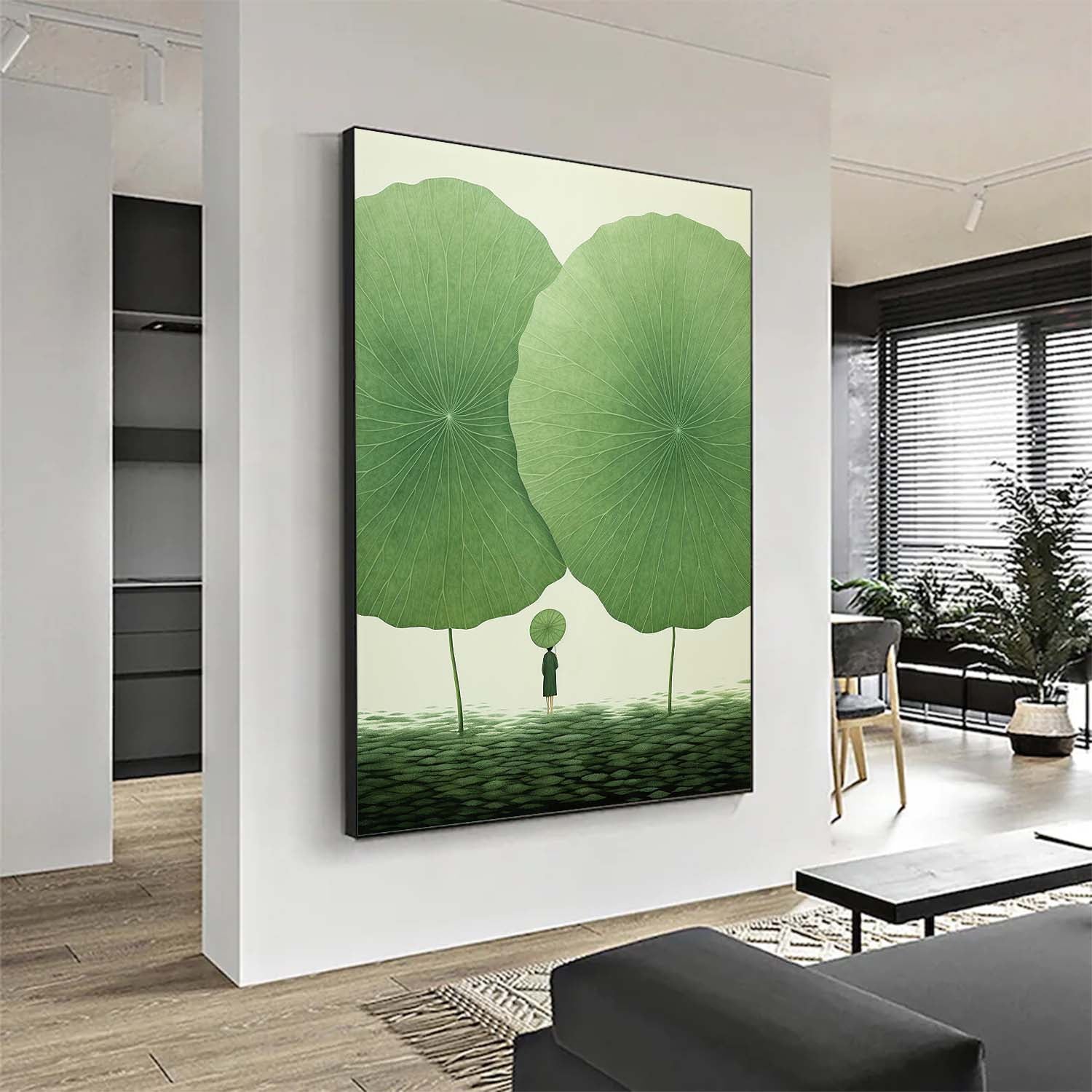 Wall Art Flower Oriental Serene Meditative