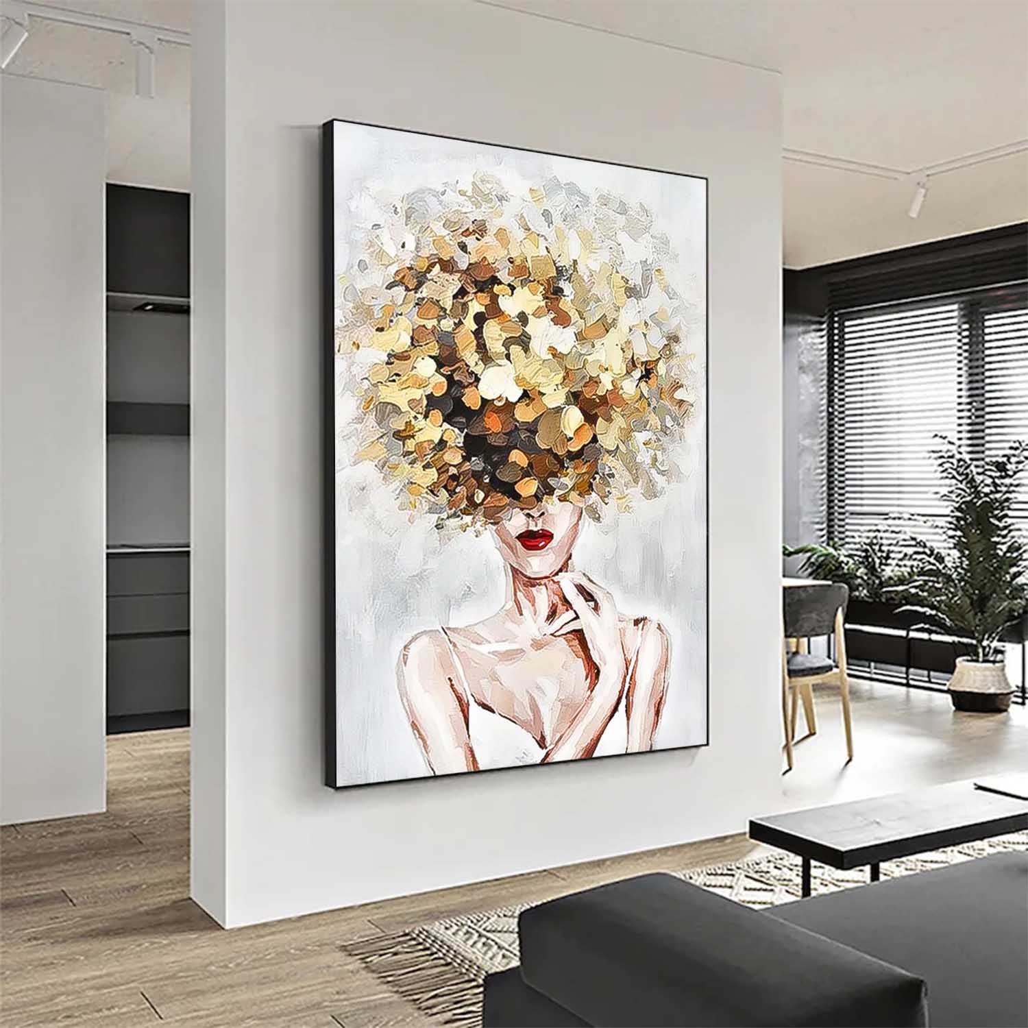 Wall Art Floral People Ethereal Serene