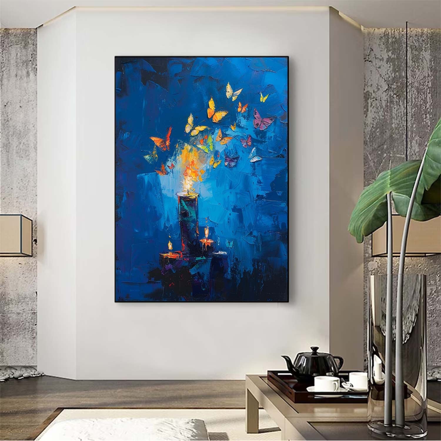 Wall Art Abstract Butterflies Magical Enchanting