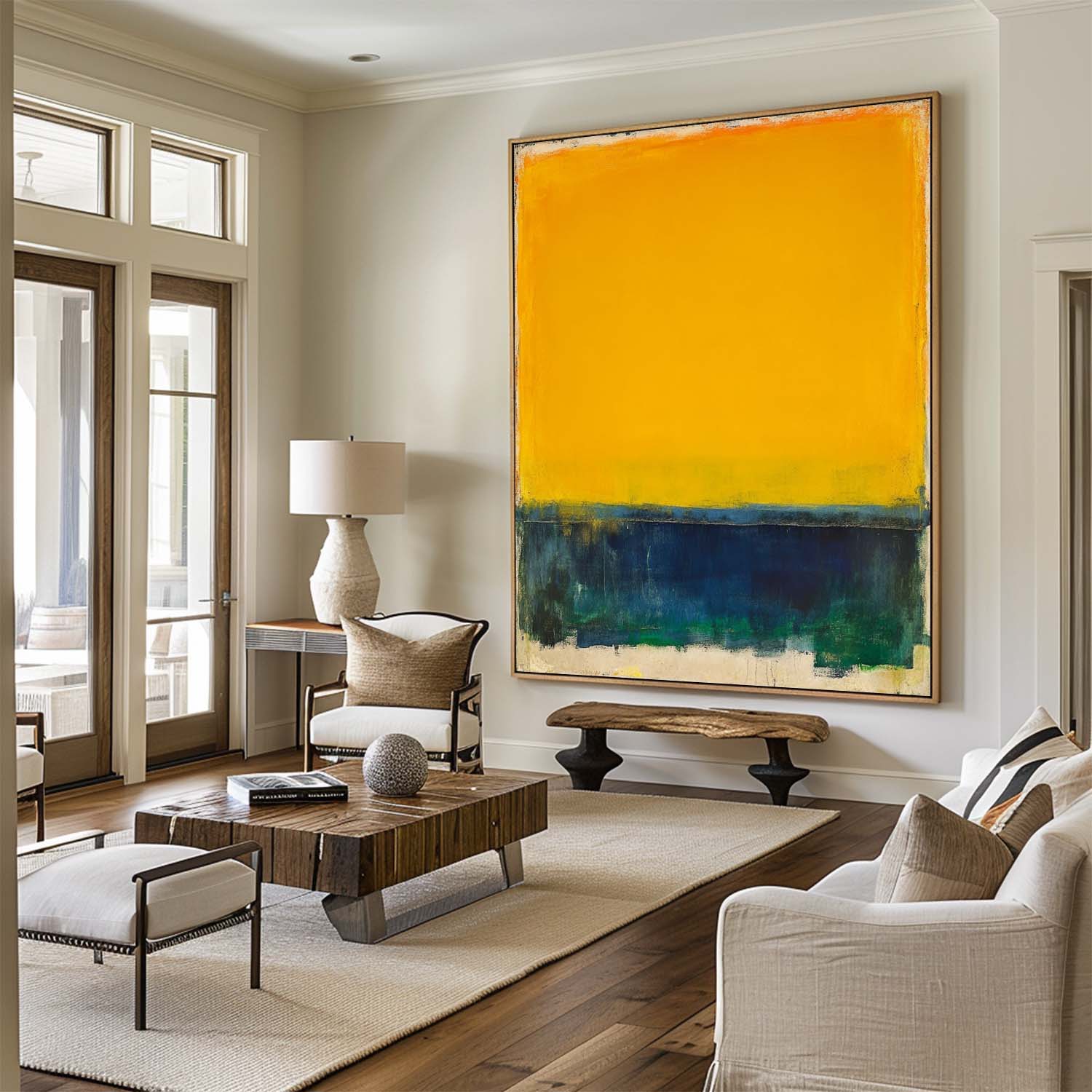 Rothko Inspired Color Block Canvas Wall Art