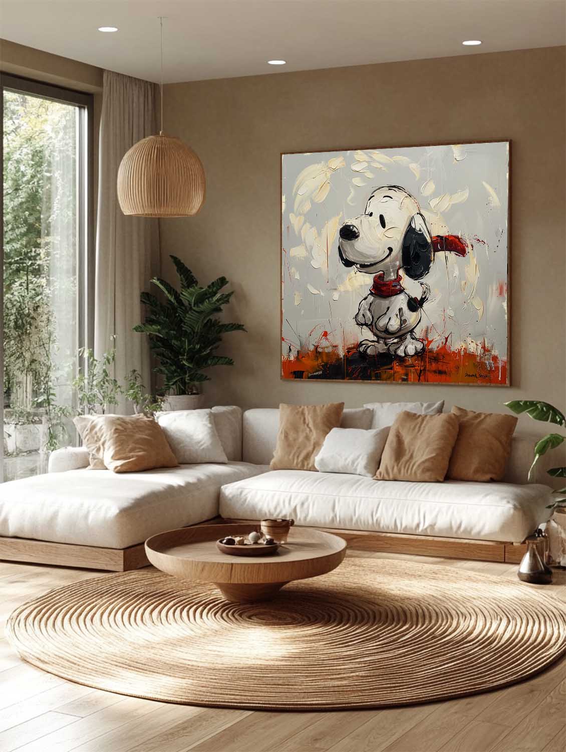 Wall Art Abstract Graffiti Cartoon Romantic