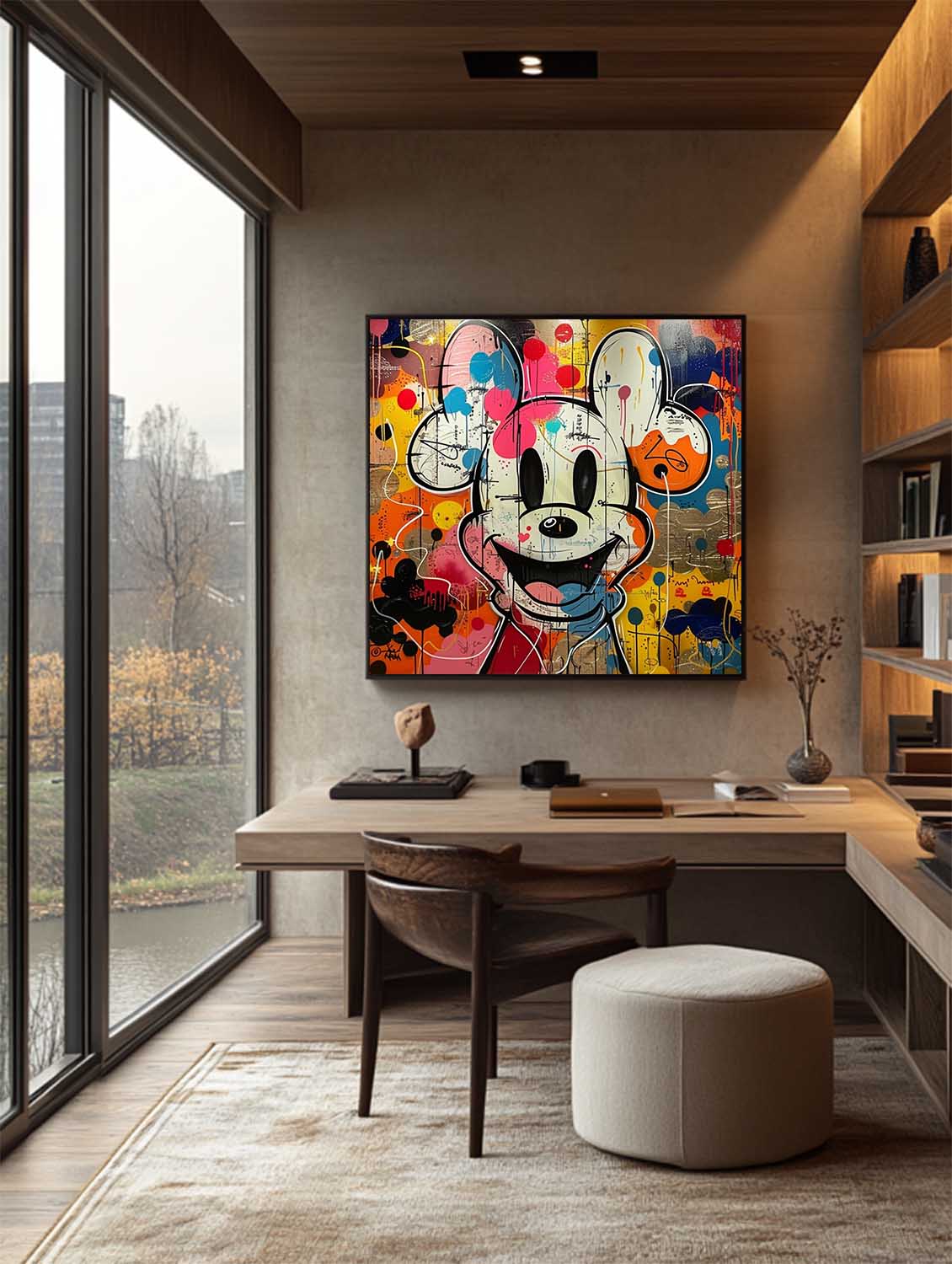 Mickey Abstract Graffiti Art - Letslighting