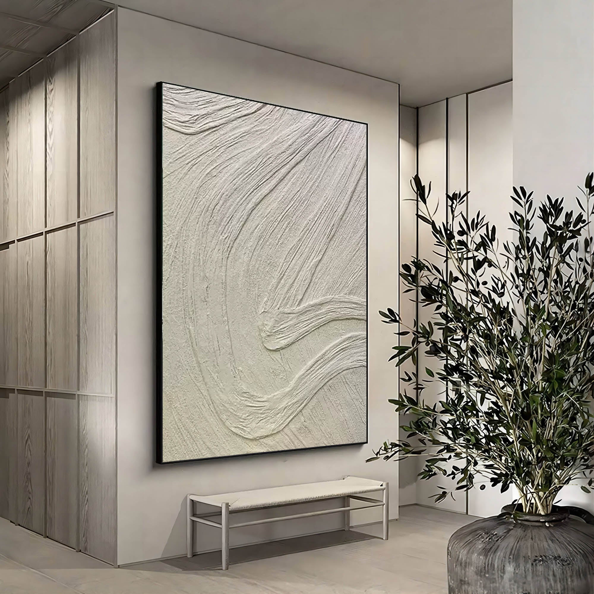 Plaster Art Texture Painting SG033 - Neutralighting