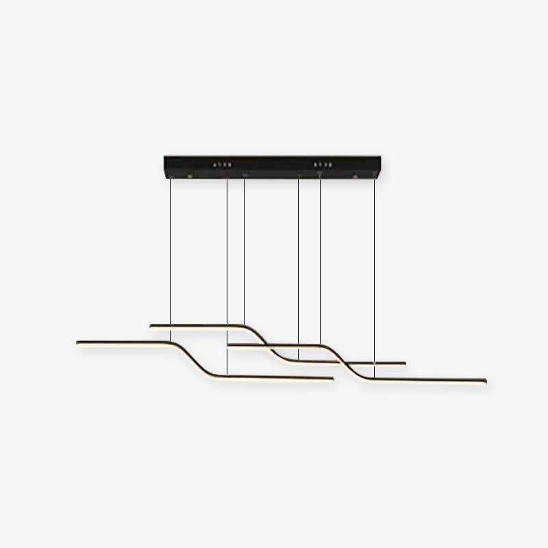 Arisha Minimalist Geometric Metal 3 Light Pendant Light, Dining Room - Neutralighting