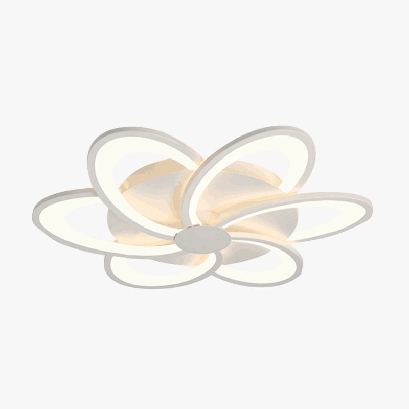 Arisha Flower Shape Ceiling Light White , 2 Style - Neutralighting