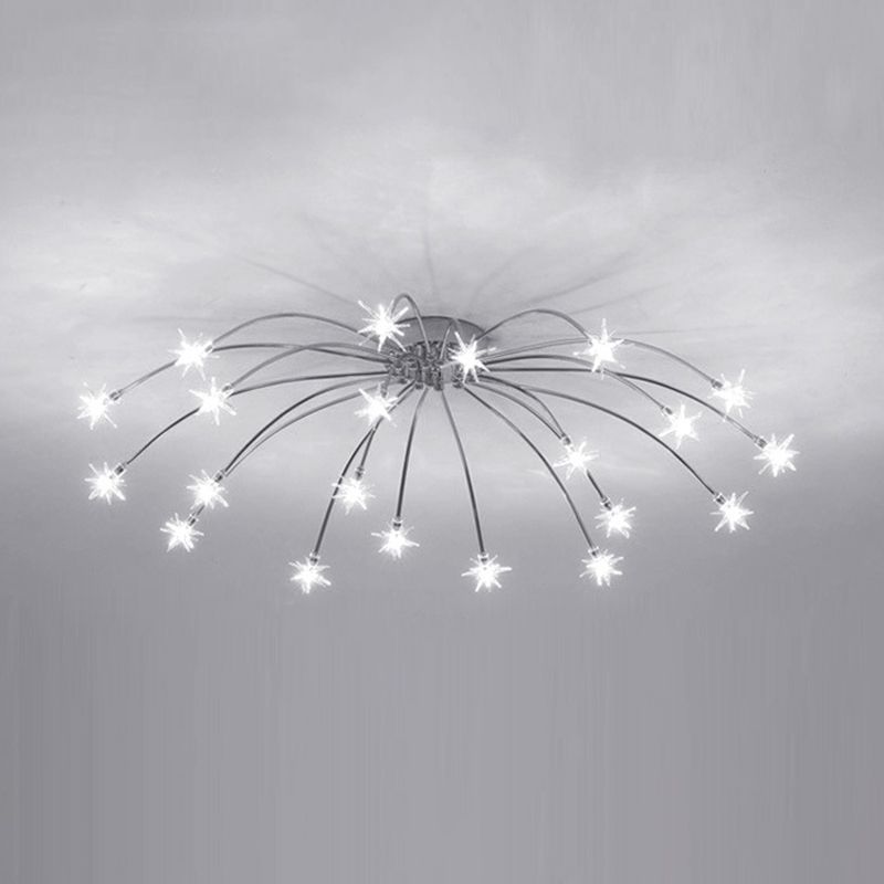 Arisha Art Deco Starry Flush Mount Ceiling Light - Neutralighting
