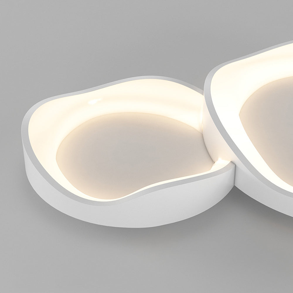 Arisha Modern Wave Flush Mount Ceiling Light - Neutralighting