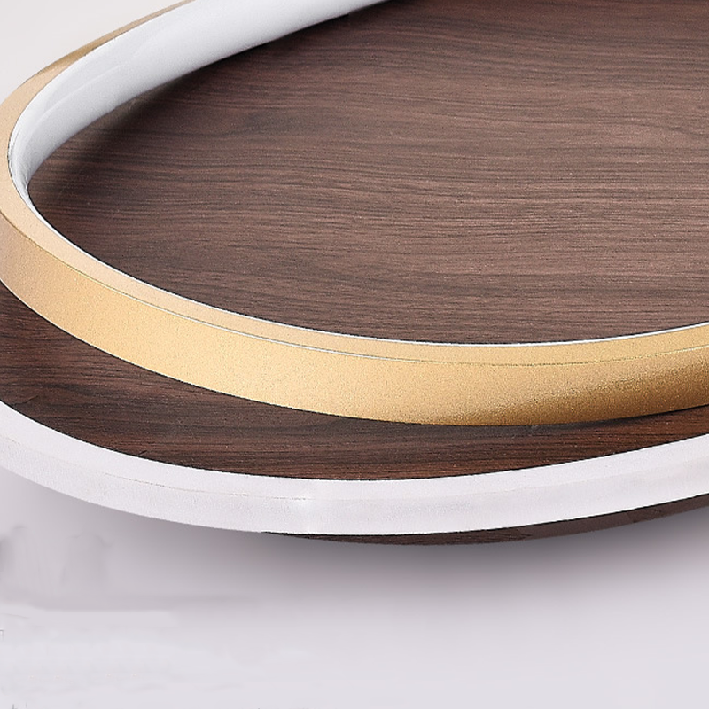 Arisha Modern Rund Dimmable Ceiling Light Gold Metal Acrylic Bedroom - Neutralighting