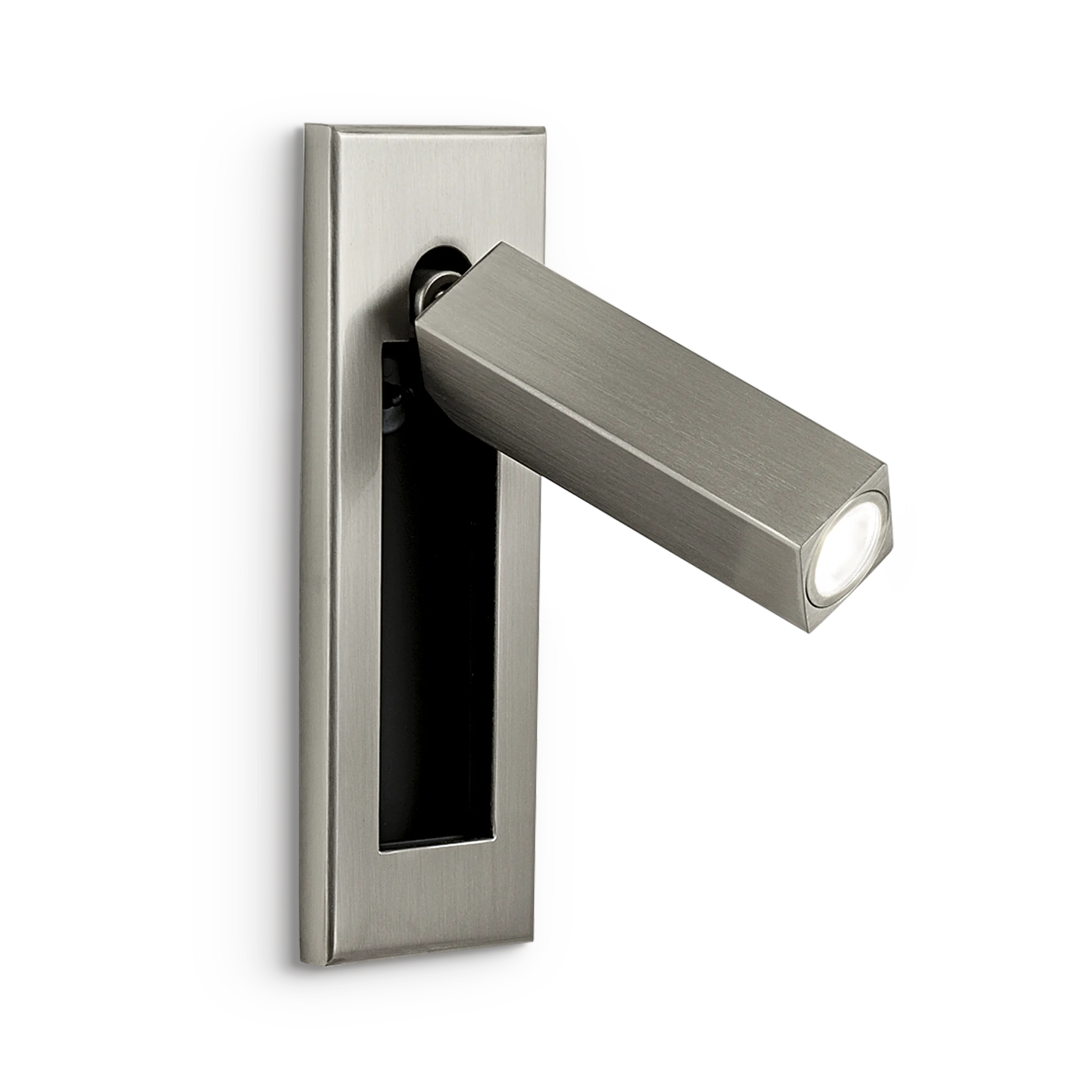 Arisha Modern Rotatable Bedside Sconce, Cylindrical/Square