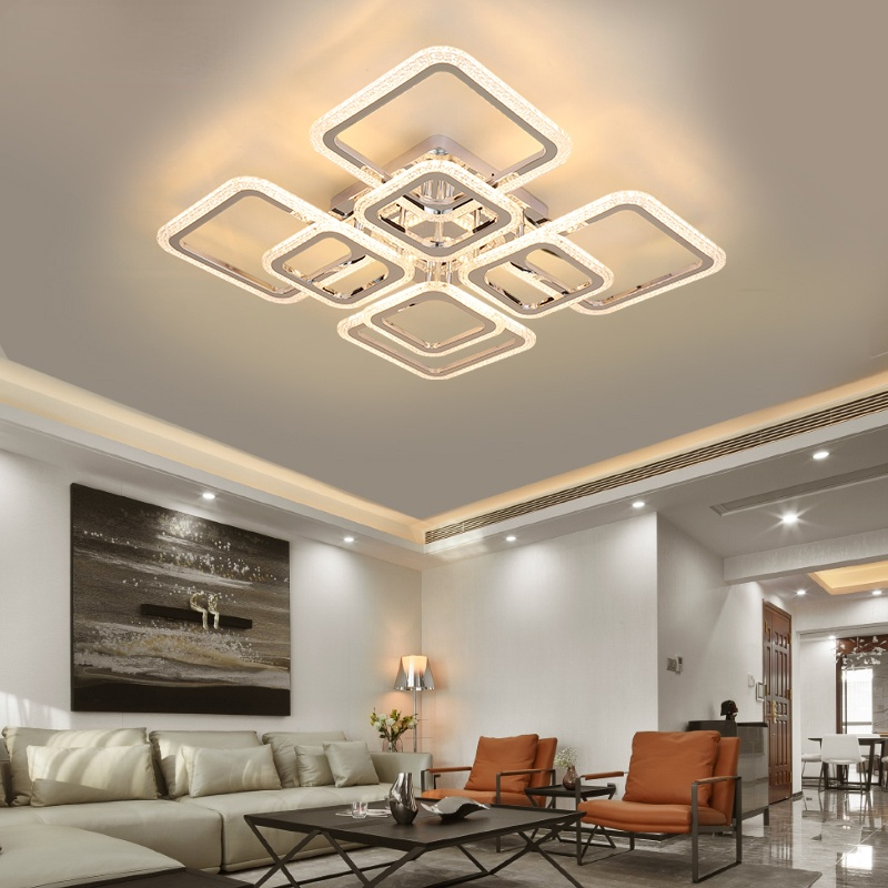 Arisha Modern Square Flush Mount Ceiling Light - Neutralighting