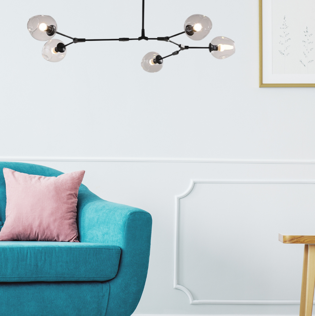 Kirae Nordic Modern Glass Pendant Light Clear Bubble - Neutralighting