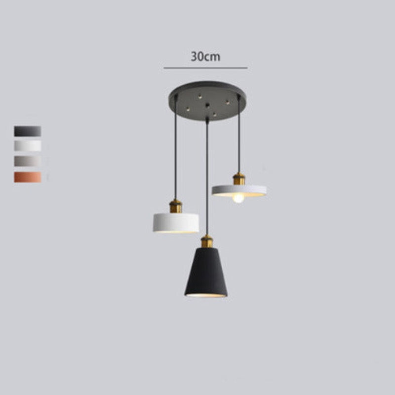 Aria Art Deco Minimalist Monochrome Pendant Light - Neutralighting