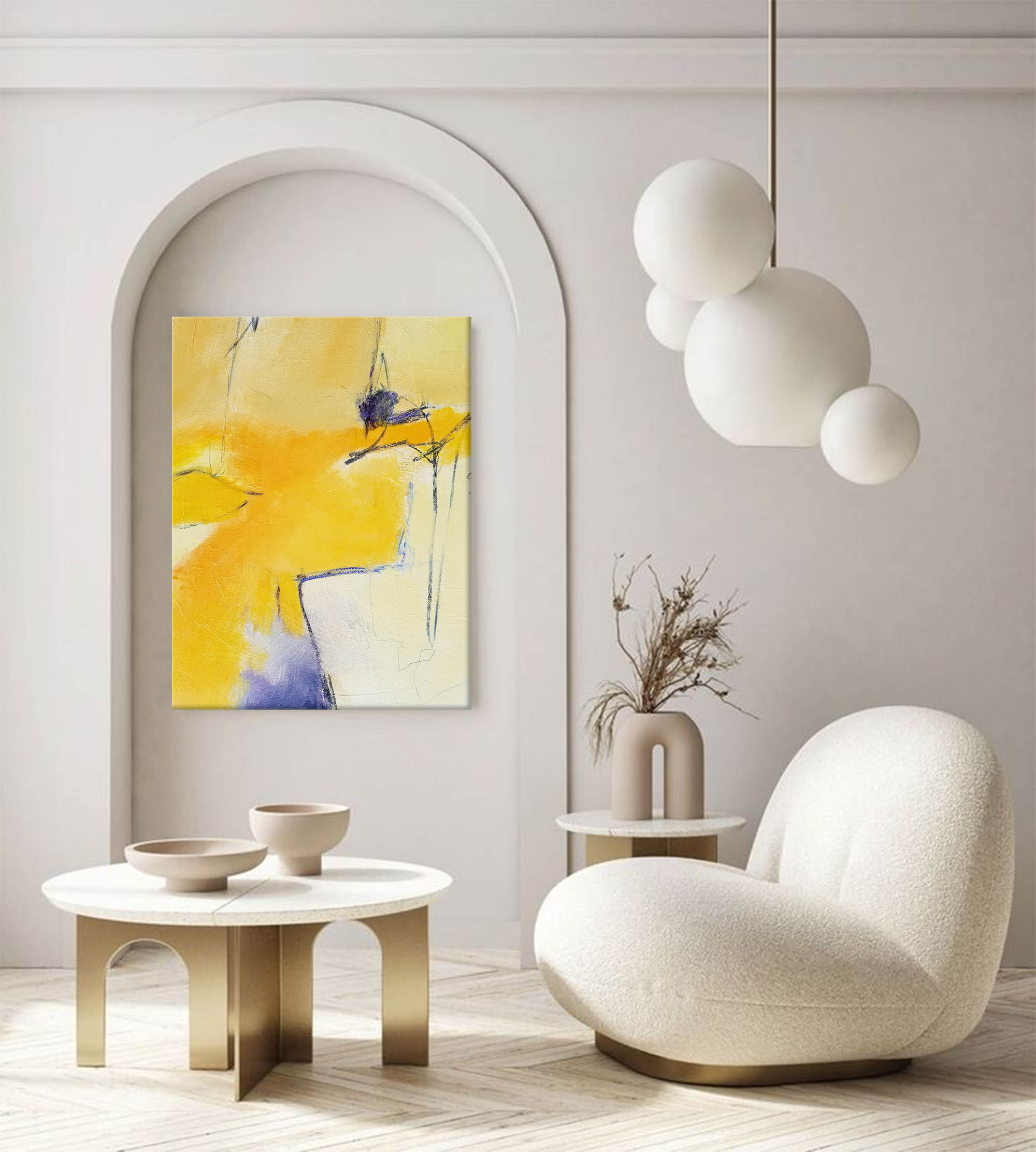 Wall Art Minimalist Serene Warm Contemporary