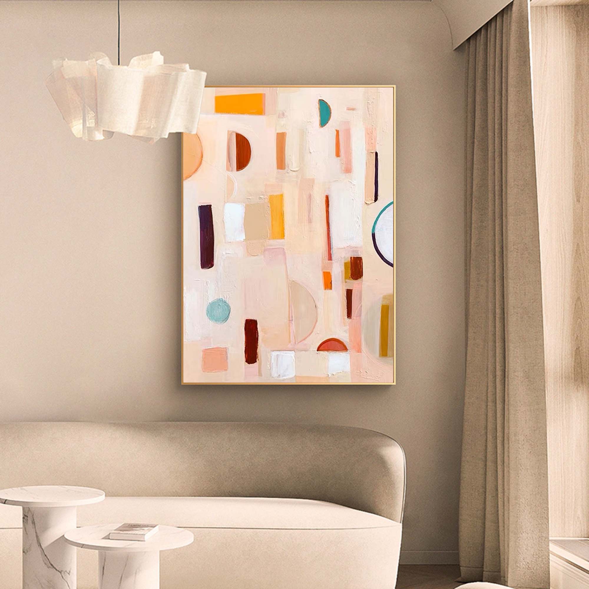 Wall Art Geometric Bohemian Organic Decor