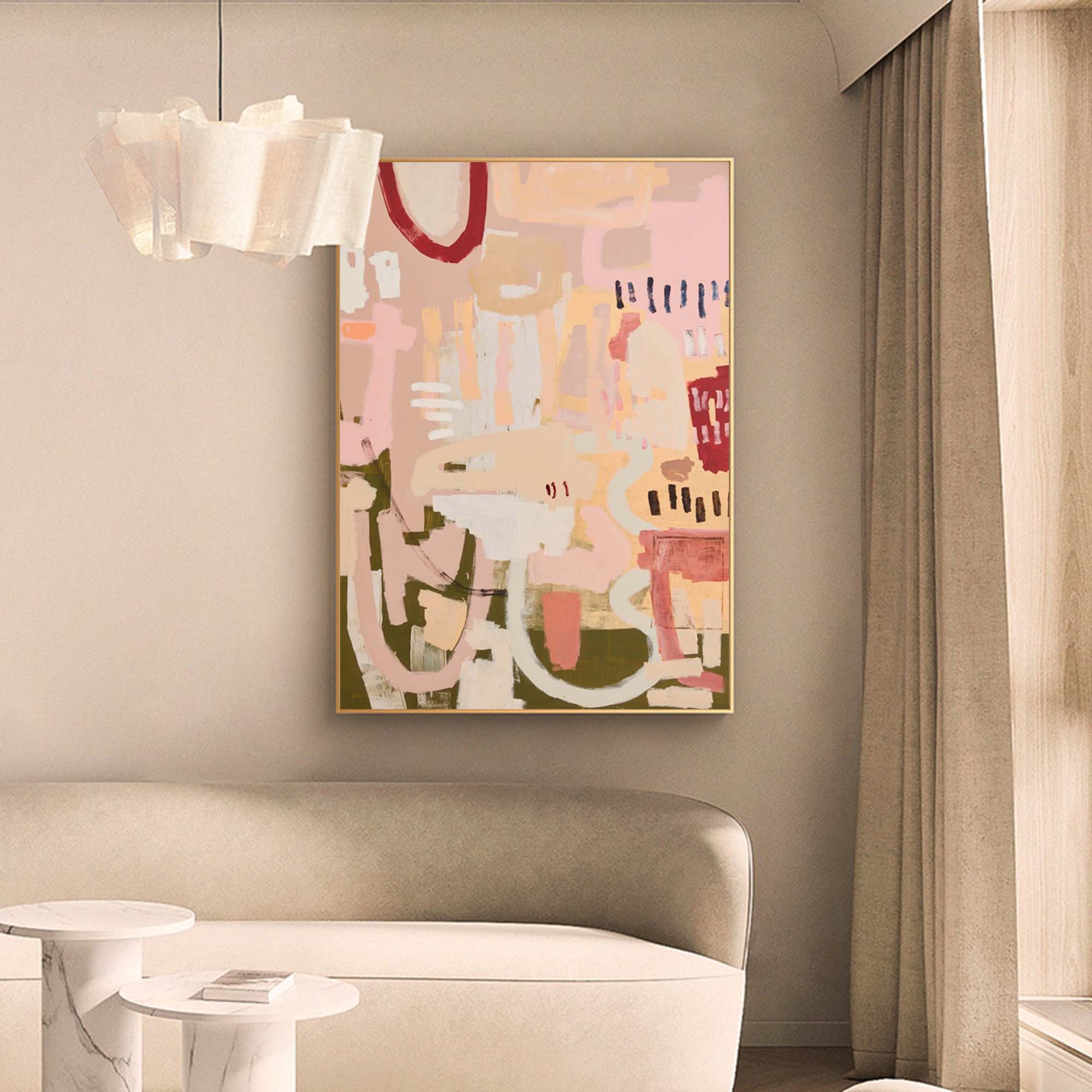 Wall Art Abstract Impressionist Fresh Romantic