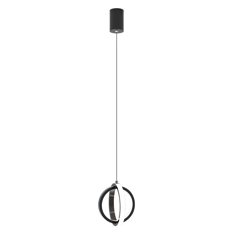Kristy Pendant Light Spherical Modern, Metal, Black/Gold, Kitchen - Neutralighting