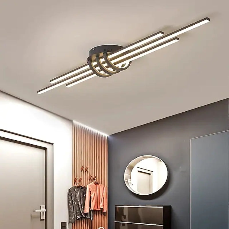 Arisha Modern LED Ceiling Light Black/White Living Room - Neutralighting