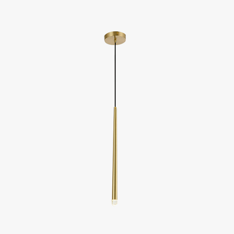 Arisha Pendant Light Linear Modern, Gold, Living Rooms - Neutralighting