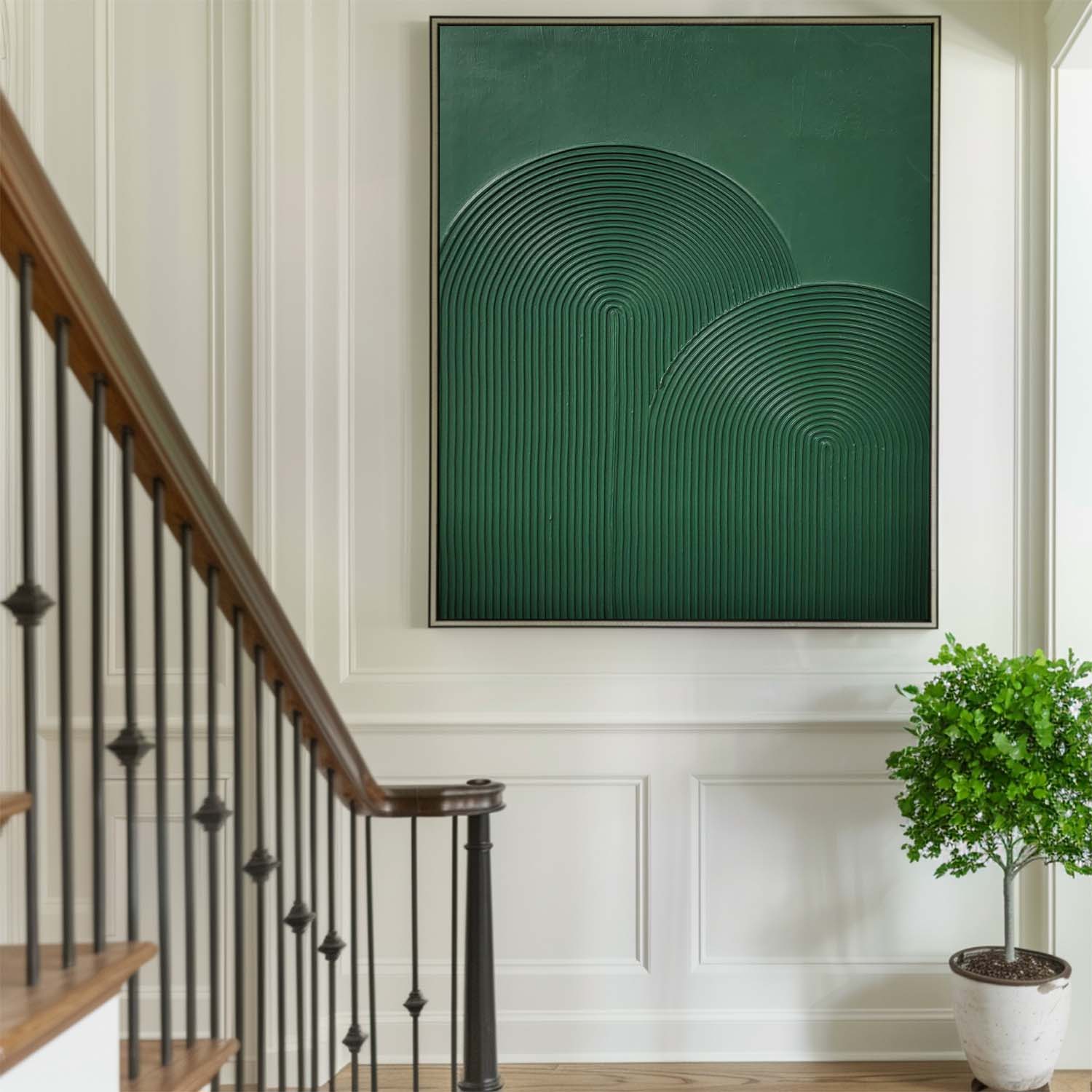 Botanical Contour Arches Modern Art