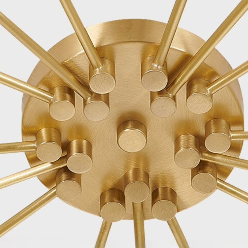 Arisha Art Deco Starry Flush Mount Ceiling Light - Neutralighting