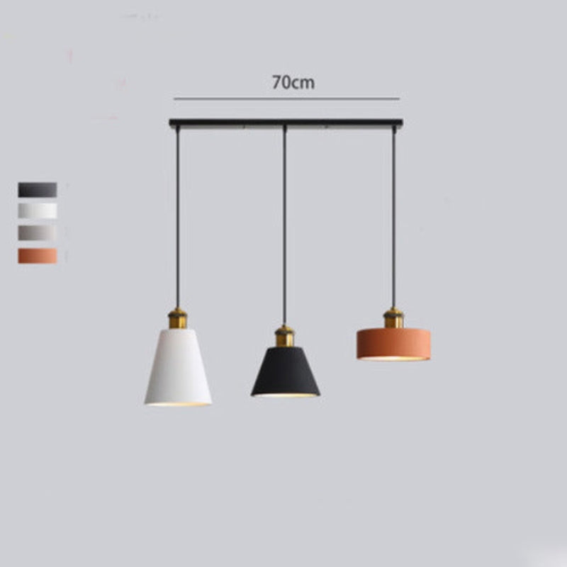 Aria Art Deco Minimalist Monochrome Pendant Light - Neutralighting