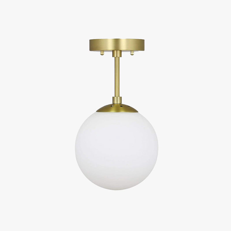Lore Semi-Flush Mount Ceiling Light Glass - Neutralighting