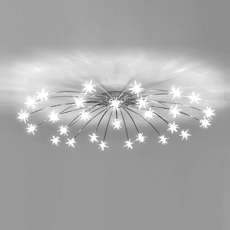 Arisha Art Deco Starry Flush Mount Ceiling Light - Neutralighting