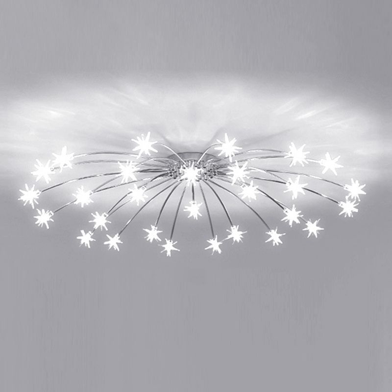 Arisha Art Deco Starry Flush Mount Ceiling Light - Neutralighting