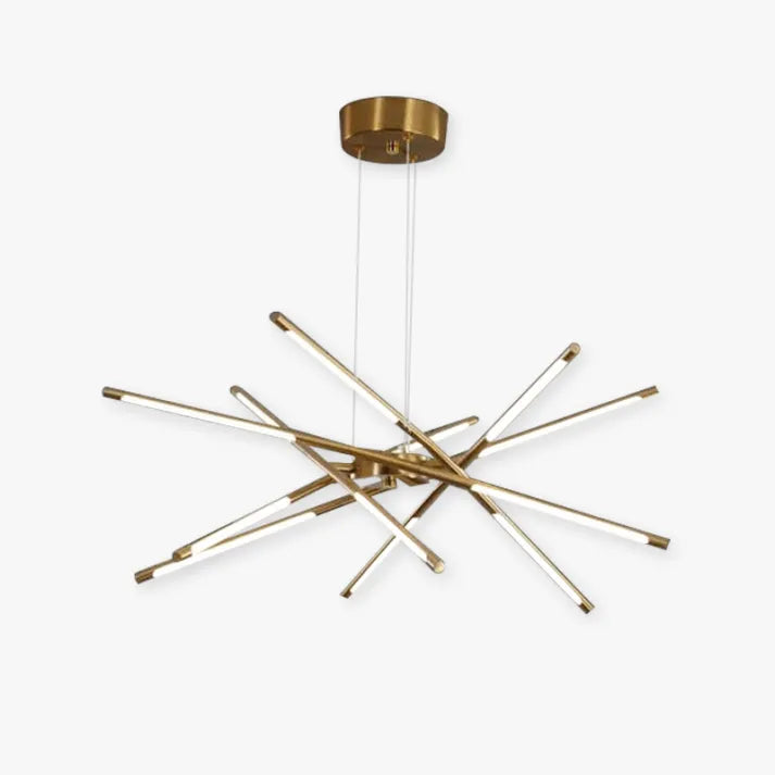 Arisha Pendant Light, Black/Gold, 6/8/10/12 Heads - Neutralighting