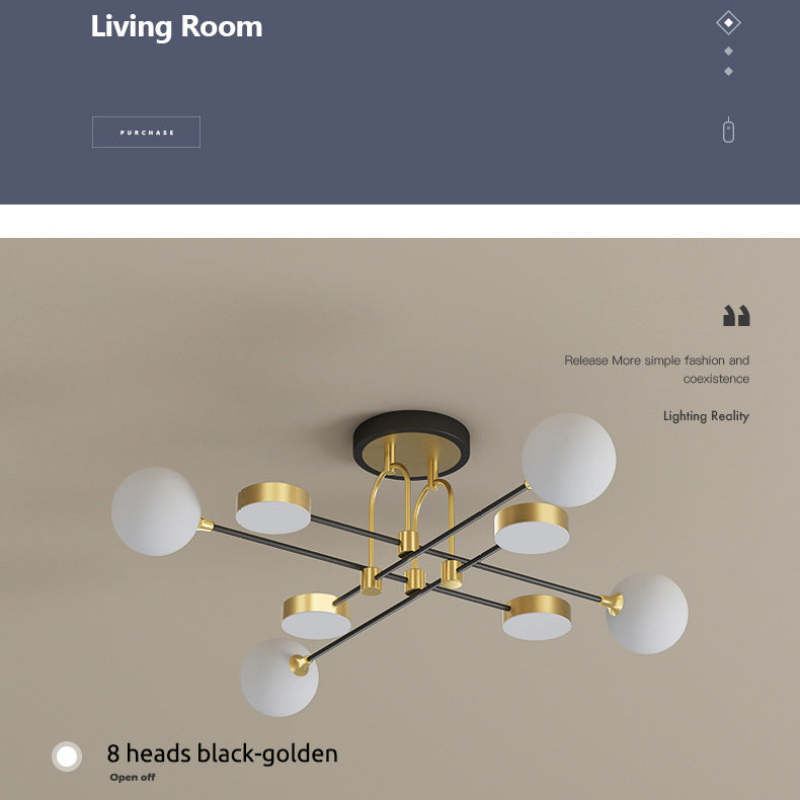 Valentina Industrial Modern Ceiling Light
